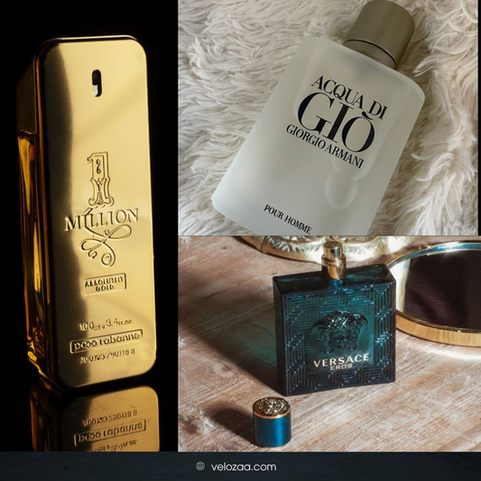 🔥 LOS TRES REYES DE LA PERFUMERÍA MASCULINA 🔥  1 MILLION • ACQUA DI GIÒ • VERSACE EROS